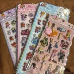 ズートピアシール４枚