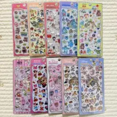 新品！定価5720円ディズニー プチドロップステッカー 10枚セット