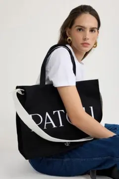 PATOU オーガニックコットン パトゥ キャンバストート　ラージサイズのサムネイル