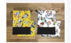 ゆまもん断捨離中様　専用　エプロンセット　サッカー　ボール　スパイク