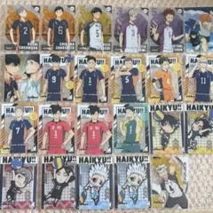 ハイキュー!! HQ クリアカード まとめ売り24枚