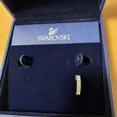 SWAROVSKI フープ 片耳ピアス　保証書付き