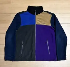 コロンビア フリースジャケット XL 総柄 超希少デザイン