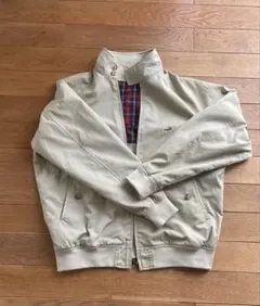 週末限定500円値引　クロコダイル　ベージュ ジップアップジャケット