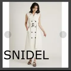 【美品】Snidel Sustainableジレワンピース S