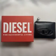DIESEL ディーゼル　コンパクト財布　コインケース　ブラックのサムネイル
