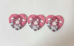 にじさんじ Cherry Cherish ハート型缶バッジ 早乙女ベリー - メルカリ