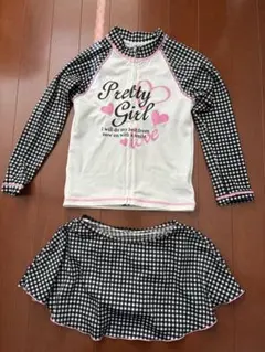 ラッシュガード　水着　チェック　130