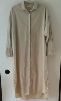 アース　ロングシャツワンピース