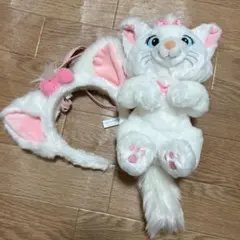 ディズニー マリーちゃん ぬいぐるみポシェット カチューシャ おしゃれキャット