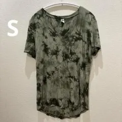 OLD NAVY タイダイ柄 Tシャツ S グリーン系 半袖Tシャツ Tシャツ