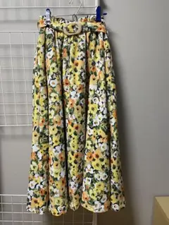 花柄フレアスカート♡フィント