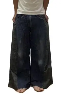 リメイクデニムパンツ