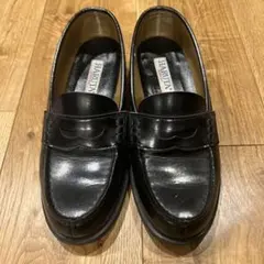 HARUTA ARVIN ブラックローファー　24㎝