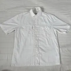 エイチアンドエム H&M シャツ 半袖シャツ 白 ホワイト