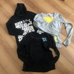 女児長袖Tシャツ他 150サイズ3枚セット