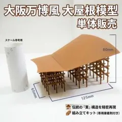 大阪・関西万博 大屋根リング風模型 外径約500mm 組み立て済み - メルカリ