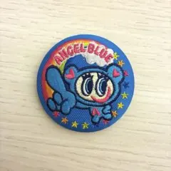 ナルミヤキャラクターズ刺繍缶バッジビスケット　エンジェルブルー 1ナカムラくん