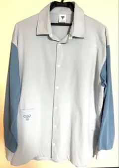 【UVカット】hummel PLAY 長袖フルボタンシャツ