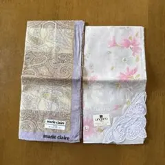 ハンカチ2枚セット　ungaro marieclaire