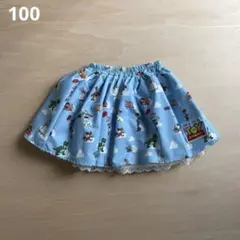 新品 100 ディズニー トイストーリー ふりふり スカート レース 女の子のサムネイル