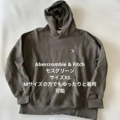 Abercrombie & Fitch パーカー XS モスグリーン