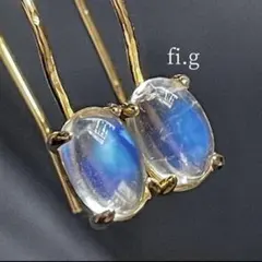 ムーンストーン ピアス