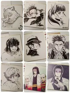 鬼滅の刃　色紙9枚セット