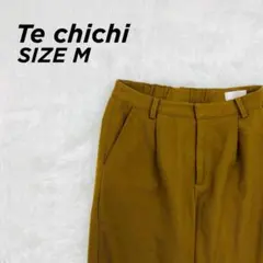 【美品】Te chichi テーパードパンツ マスタード Mサイズ 【112】のサムネイル