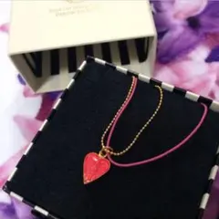 ❤ピンクハートのマリア様ネックレス