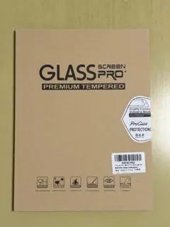 iPad10世代画面保護ガラスシート・イエロー