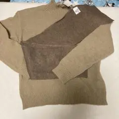 マフラー付きセーター L