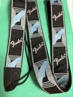 Fender ギター用ストラップ 黒/青