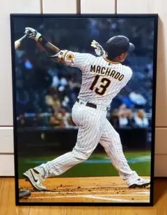 SDパドレス マニーマチャド MLB！A3サイズポスターフレーム付き