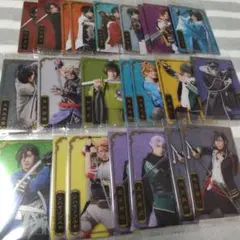 ミュージカル刀剣乱舞十周年ツインウエハース メタリックプラカード 23枚セット