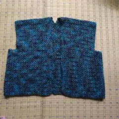 レディース、手編みベスト