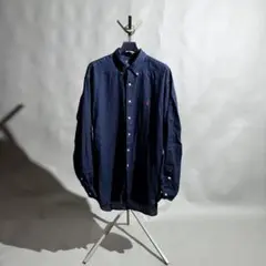 90s Ralph Lauren BLAKE Linen100％ sizeXL