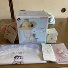 一番くじ mofusand A賞ちょこっとパフェケース＋おまけ5点セット