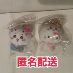 ちいかわ サンリオ シークレットフロッキーマスコットチャーム 2点セット