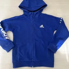adidas フード付きジップアップパーカー