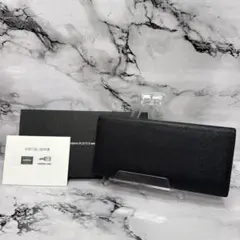 (美品)大人気、ポーター、長財布、オールレザー、シボ革、人気色、黒、高級感有