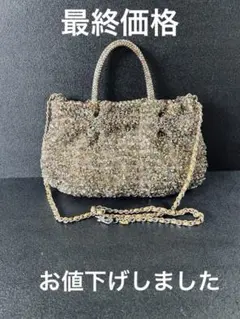 とてもお洒落なアンテプリマシャンパンゴールド2wayショルダー - メルカリ
