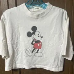 Snidel ミッキーマウス Tシャツ ディズニーコラボ ショート丈 トップスのサムネイル