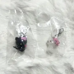 ハローキティ めじるしアクセサリー 2つセット ガチャガチャ
