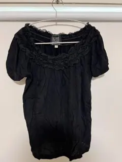 Cynthia Rowley ブラック半袖トップス サイズ2のサムネイル