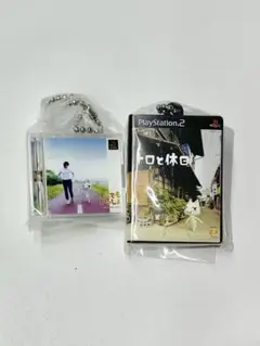 PlayStation ゲームパッケージミニチュアチャーム　　トロと休日
