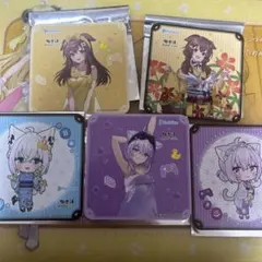 ホロライブ　コースター ステッカー　まとめ