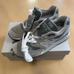 新品未使用 New Balance U998 グレー 27.0cm USA製