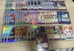 ワンピースカード　構築済みデッキ　緑紫ルフィ