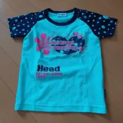 HEAD キッズ Tシャツ 水色 ドット柄のサムネイル